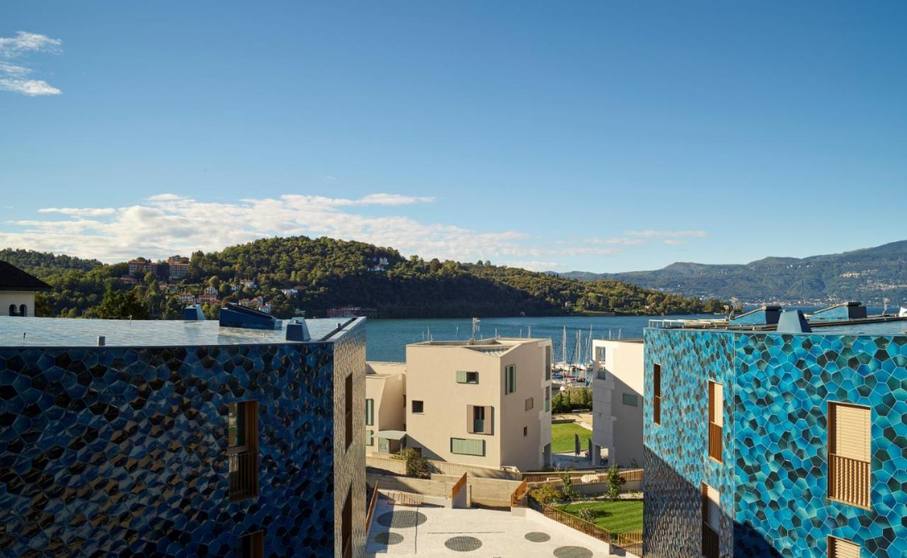 Ferienwohnung Laveno-Mombello Esterno foto
