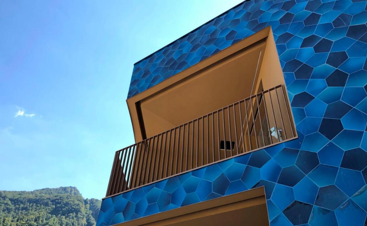 Ferienwohnung Laveno-Mombello Esterno foto